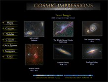 Tablet Screenshot of cosmicimpressions.com